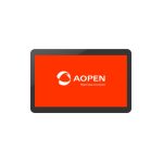 Monitor todo-en-uno AOPEN eTile-X AT19M-FB con pantalla táctil de 18.5 pulgadas, resolución de 1366 x 768 píxeles, procesador N2930 de 1.83 GHz y diseño en color negro. SKU: 91.AT100.9B20