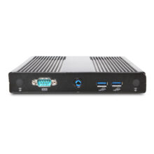 AOPEN Mini PC modelo DE3450Z con procesador Intel Celeron N3350, 4GB de RAM DDR3L-SDRAM, 128GB de almacenamiento SSD, sistema operativo Windows 10 IoT Enterprise y carcasa negra. SKU: 91.DEHAC.E3D0