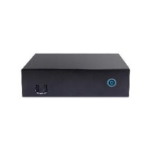 Mini PC AOPEN DE6340-P en color negro con resolución 4K Ultra HD, capacidad de 128 GB y 2.0 canales. SKU: 91.DEL00.E5B0