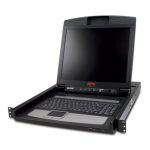 APC AP5717 consola de rack de 43,2 cm (17 pulgadas) en color negro, SKU AP5717. Ideal para gestionar servidores en centros de datos