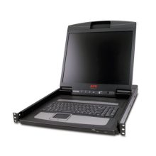 Imagen de la consola de rack APC AP5719 de 19 pulgadas con montaje de 1U. SKU: AP5719