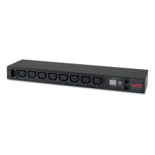 Unidad de distribución de energía APC AP7820B con 8 salidas AC en configuración 0U o 1U, color negro, SKU AP7820B