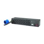 APC AP7822B unidad de distribución de energía (PDU) con 16 salidas AC en 2U, color negro, SKU AP7822B