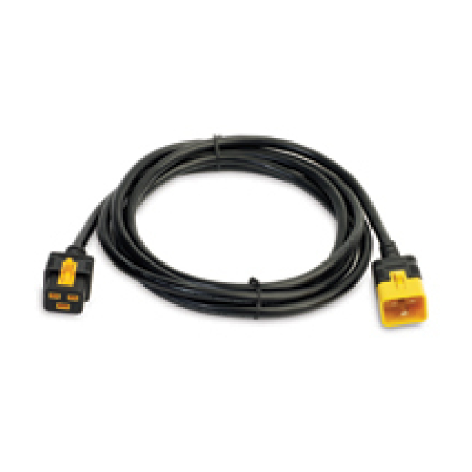 Apc Ap8760 Cable de alimentación APC Power Cords de 3 metros, color negro, con acopladores C19 y C20, AP8760