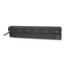 Unidad de distribución de energía APC Basic Rack 1.8kVA PDU en color negro. SKU: AP9562.