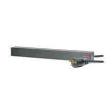 Unidad de distribución de energía APC Rack PDU básica de 1U, 16A, 208V en color negro. SKU: AP9566