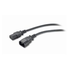 Cable de alimentación APC con conector C13 a C14, longitud de 0.6 metros, color negro. SKU: AP9890