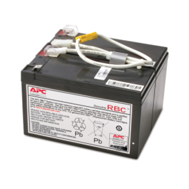 APC batería APCRBC109 para sistema UPS de Sealed Lead Acid Batería APC modelo APCRBC109 para sistemas UPS, tipo Sealed Lead Acid (VRLA) con gran durabilidad. SKU: APCRBC109