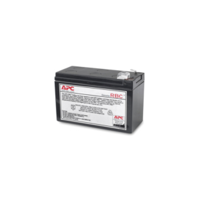 APC batería para sistema UPS con Sealed Lead Acid Batería APC APCRBC110 para sistema UPS con tecnología Sealed Lead Acid y capacidad de 110 SKU APCRBC110