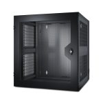 Bastidor de pared APC NetShelter WX 13U color negro, ideal para alta densidad con SKU AR100HD