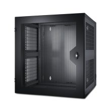 Bastidor de pared APC NetShelter WX 13U color negro, ideal para alta densidad con SKU AR100HD