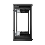 APC AR106VI armario rack 6U de pared negro con bastidor, ideal para CPD y servidores