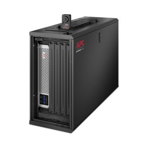 APC AR106VI armario rack 6U de pared negro con bastidor, ideal para CPD y servidores