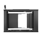 APC AR106VI armario rack 6U de pared negro con bastidor, ideal para CPD y servidores