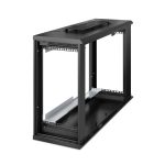 APC AR106VI armario rack 6U de pared negro con bastidor, ideal para CPD y servidores