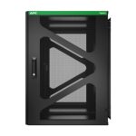 APC armario rack modelo AR118SM de 18U para CPD, diseño de pared en color negro