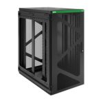 APC AR124SM, armario rack 24U independiente en color negro, SKU AR124SM, diseñado para centros de procesamiento de datos
