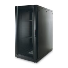 AR2105BLK Enclosure APC NetShelter VX 25U con paneles laterales en color negro. Ideal para infraestructura de CPD.