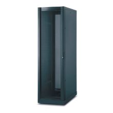 Imagen del armario rack APC de 42U, color negro, SKU AR2144BLK, ideal para centros de datos