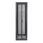 Apariencia del APC NetShelter SX 48U. Bastidor independiente de 600mm de ancho y 1070mm de profundidad en color negro con SKU AR3107