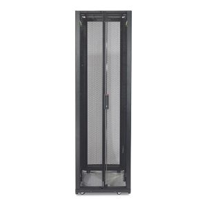 Imagen del rack o bastidor APC NetShelter SX de 48U en color negro con SKU AR3107X609. Ideal para centros de procesamiento de datos y servidores.
