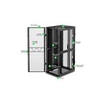 Armario rack APC AR3140B2, color blanco, con capacidad de 52U, SKU AR3140B2. Ideal para CPD y gestión de equipo en ambientes de IT