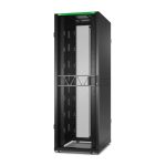 Armario rack APC 48U con bastidor independiente en color negro, SKU AR3157B2, ideal para centro de procesamiento de datos