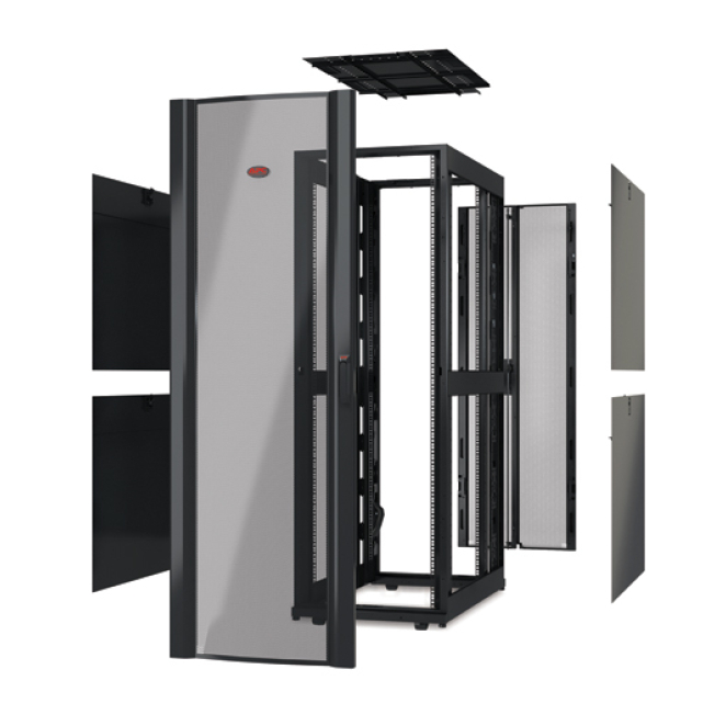 APC NetShelter SX 48U Rack o bastidor independiente Negro 1 APC NetShelter SX 48U Rack o bastidor independiente Negro
