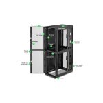 Imagen del APC AR3200B2, un armario rack de 52U en color blanco, ideal para mejorar la organización de centros de datos. SKU: AR3200B2