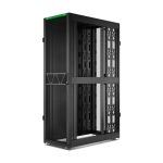 Armario rack APC modelo AR3300B2, capacidad de 42U, color negro, SKU: AR3300B2. Ideal para servidores y equipos de red.