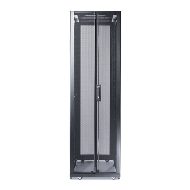 APC NetShelter SX 45U Rack Independiente Negro APC NetShelter SX 45U rack o bastidor independiente en color negro con SKU AR3305, ideal para centros de datos y equipos de TI