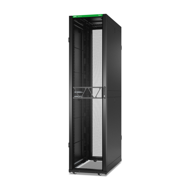 APC armario rack 52U Blanco con diseño robusto Vista del APC AR3308B2, armario rack 52U en color blanco, ideal para CPD. SKU: AR3308B2