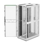 Imagen del armario rack APC AR3340W2 de 52 unidades en color blanco, ideal para centros de procesamiento de datos. SKU: AR3340W2