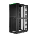 APC AR3350B2, armario rack de 42U, color negro, rack independiente para centros de datos.