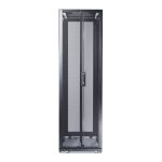 Gabinete rack APC NetShelter SX 42U en color negro, ideal para centros de datos, SKU AR3350X609