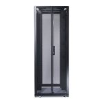 Imagen del bastidor independiente APC NetShelter SX 48U en color negro, modelo de gran capacidad para servidores y equipos de red, SKU AR3357.