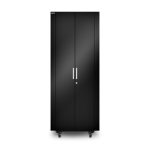 Imagen del rack independiente APC NetShelter CX 38U en color negro con SKU AR4038IX429, ideal para CPD