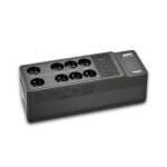 Sistema de alimentación ininterrumpida APC BE500G2-FR con capacidad de 0,5 kVA y 300 W, incluye 8 salidas AC