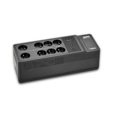 Sistema de alimentación ininterrumpida APC BE500G2-FR con capacidad de 0,5 kVA y 300 W, incluye 8 salidas AC