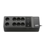 Sistema de alimentación ininterrumpida APC BE850G2-SP con capacidad de 0.85 kVA, potencia de 520 W y 8 salidas AC. SKU: BE850G2-SP