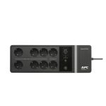 Sistema de alimentación ininterrumpida APC BE850G2-SP con capacidad de 0.85 kVA, potencia de 520 W y 8 salidas AC. SKU: BE850G2-SP