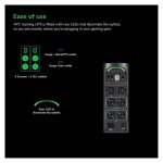 Suministro eléctrico APC Back-UPS Pro BGM2200B-GR con 2200VA, 1320W, 4 salidas Schuko y 2 salidas C13, 3 cargadores USB, puerto de datos USB - BGM2200B-GR