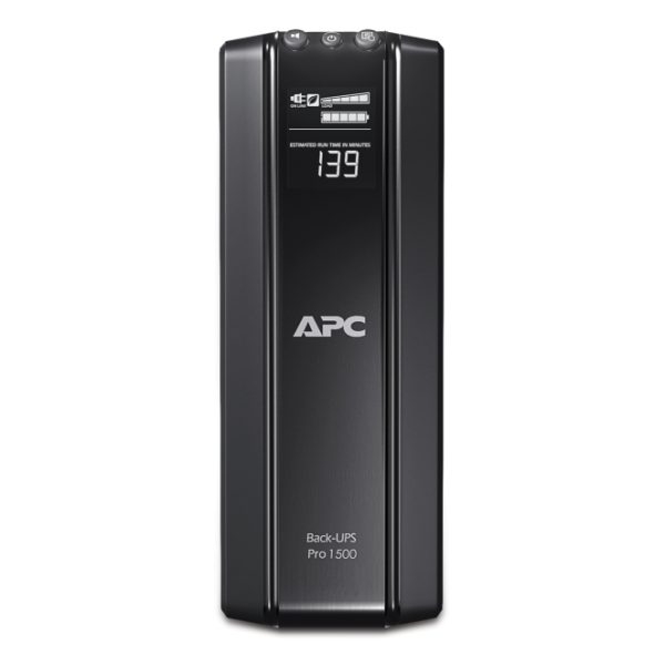 APC BR1500G-FR sistema de alimentación ininterrumpida (UPS), modelo de línea interactiva con capacidad de 1,5 kVA y 865 W. SKU BR1500G-FR
