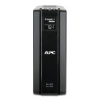APC Back-UPS Pro sistema de alimentación ininterrumpida (UPS) línea interactiva con capacidad de 1,5 kVA y 865 W, modelo con 6 salidas AC. SKU: BR1500G-GR
