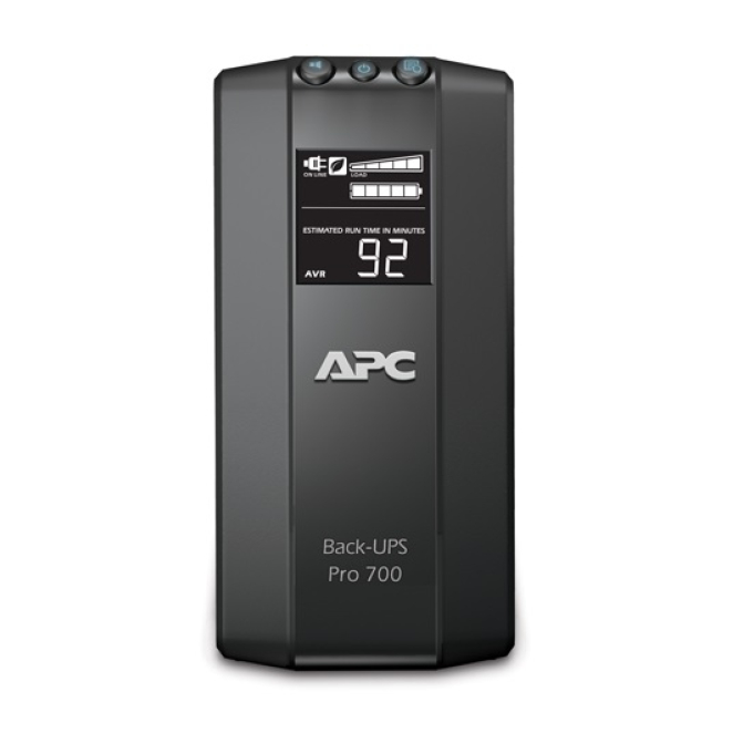 APC BR700G sistema de alimentación ininterrumpida (UPS) 0,7 kVA 420 W 2 APC BR700G protección de dispositivos y respaldo de energía