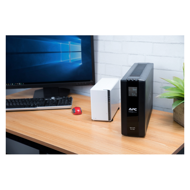 APC BR900MI sistema de alimentación ininterrumpida (UPS) Línea interactiva 0,9 kVA 540 W 6 salidas AC 3 APC BR900MI UPS para usuarios