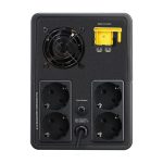 Imagen del APC Easy UPS sistema de alimentación ininterrumpida, tipo línea interactiva, con 2,2 kVA, 1200 W y 4 salidas AC, SKU BVX2200LI-GR.