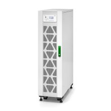 Imagen del APC E3SUPS15K3IB1, un sistema de alimentación ininterrumpida (UPS) de doble conversión en línea, con una capacidad de 15 kVA y 15000 W. SKU: E3SUPS15K3IB1.