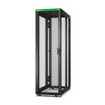 APC Easy Rack 42U rack independiente en color negro, modelo ER6220, ideal para centros de datos.
