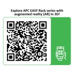 APC Easy Rack 24U, rack o bastidor independiente en negro, SKU ER6422